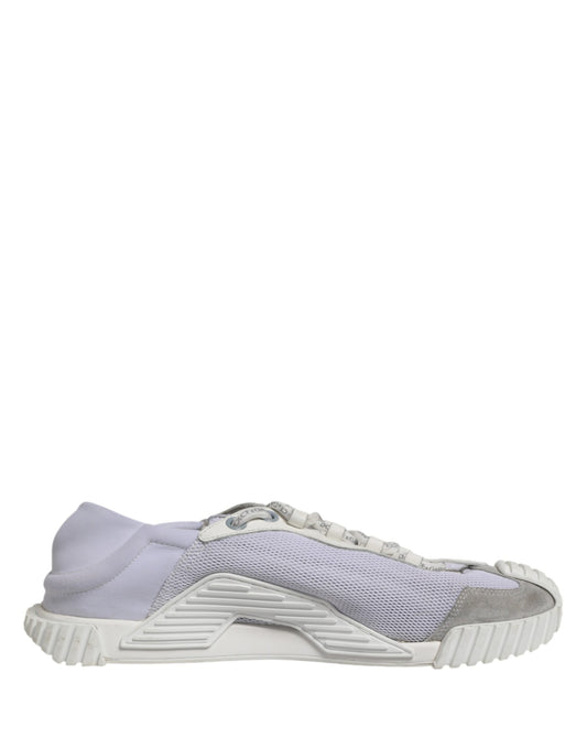 White Lace Up Low Top NS1 Sneakers Men Shoes