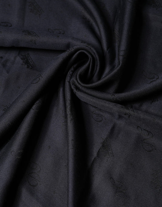 Black Lace Stole Silk NeckWrap Shawl Scarf