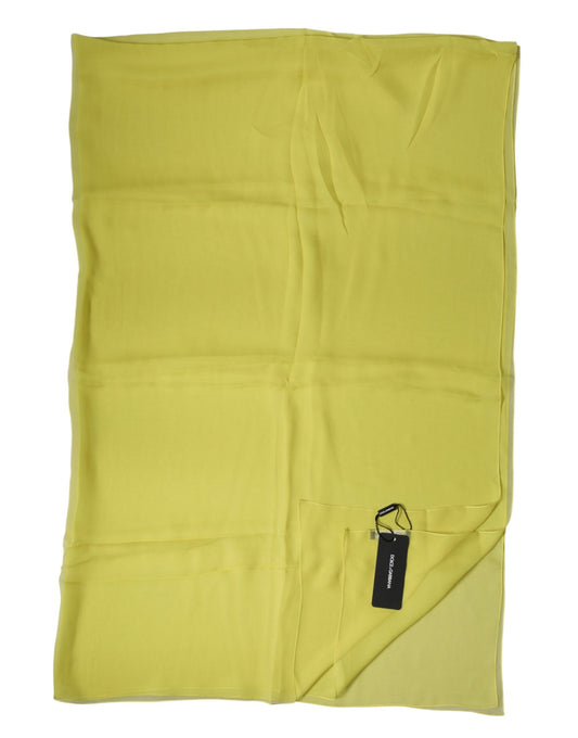 Yellow Stole Silk Neck Wrap Shawl Men Scarf