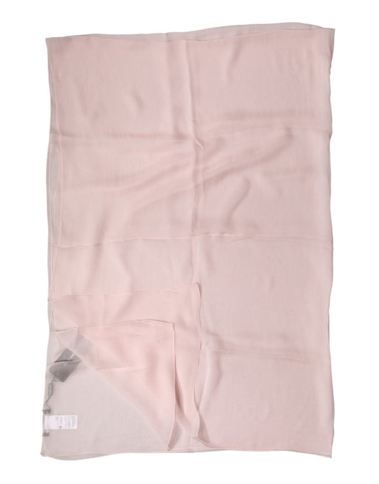 Light Pink Stole Silk Neck Wrap Shawl Scarf