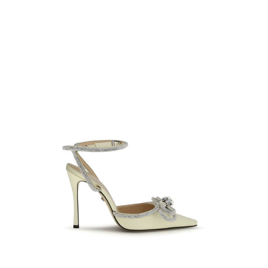 Multicolor Silk High Heel Pumps