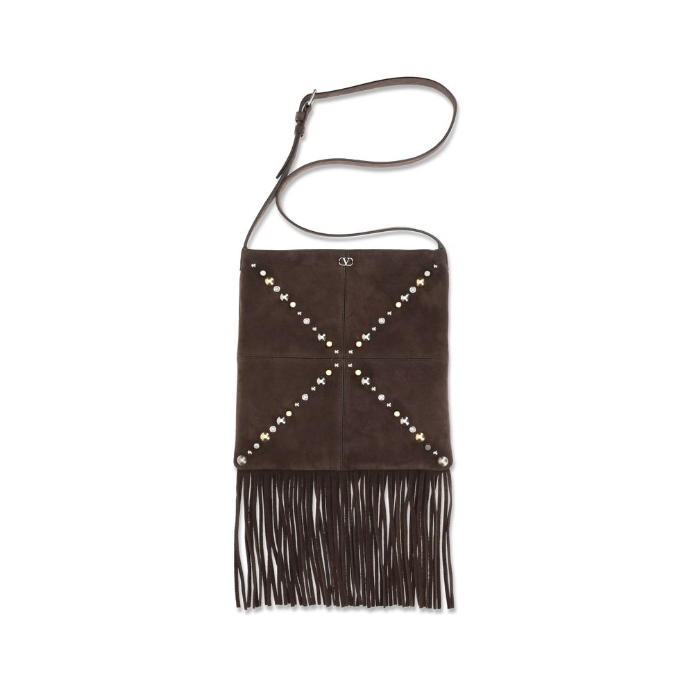 Brown Calf Leather Bos Taurus Shoulder Bag