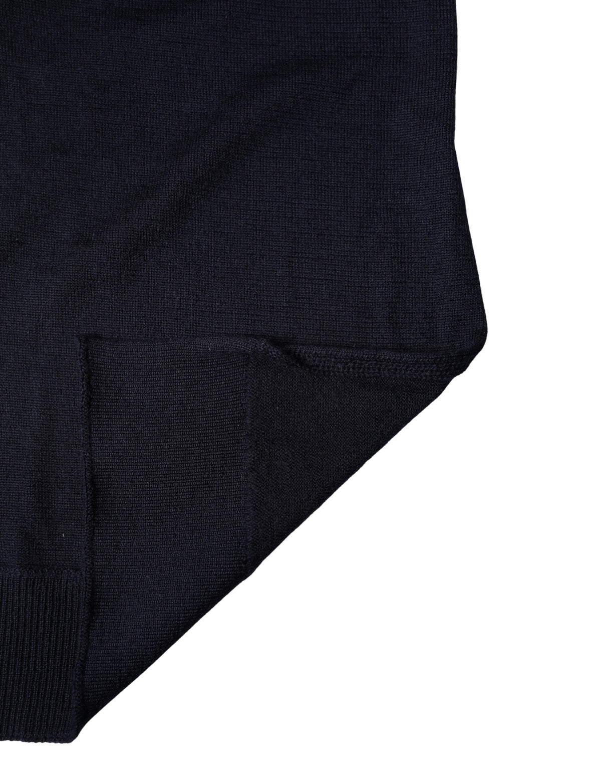 Blue Wool Knitted Shawl Neck Wrap 200cm x 25cm  Scarf