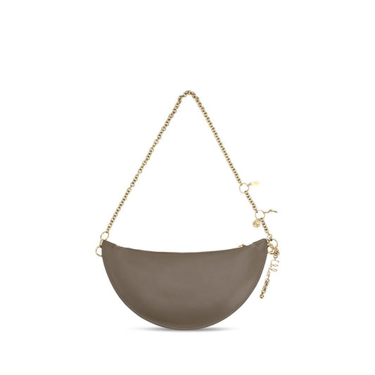 Gray Calf Leather Bos Taurus Shoulder Bag