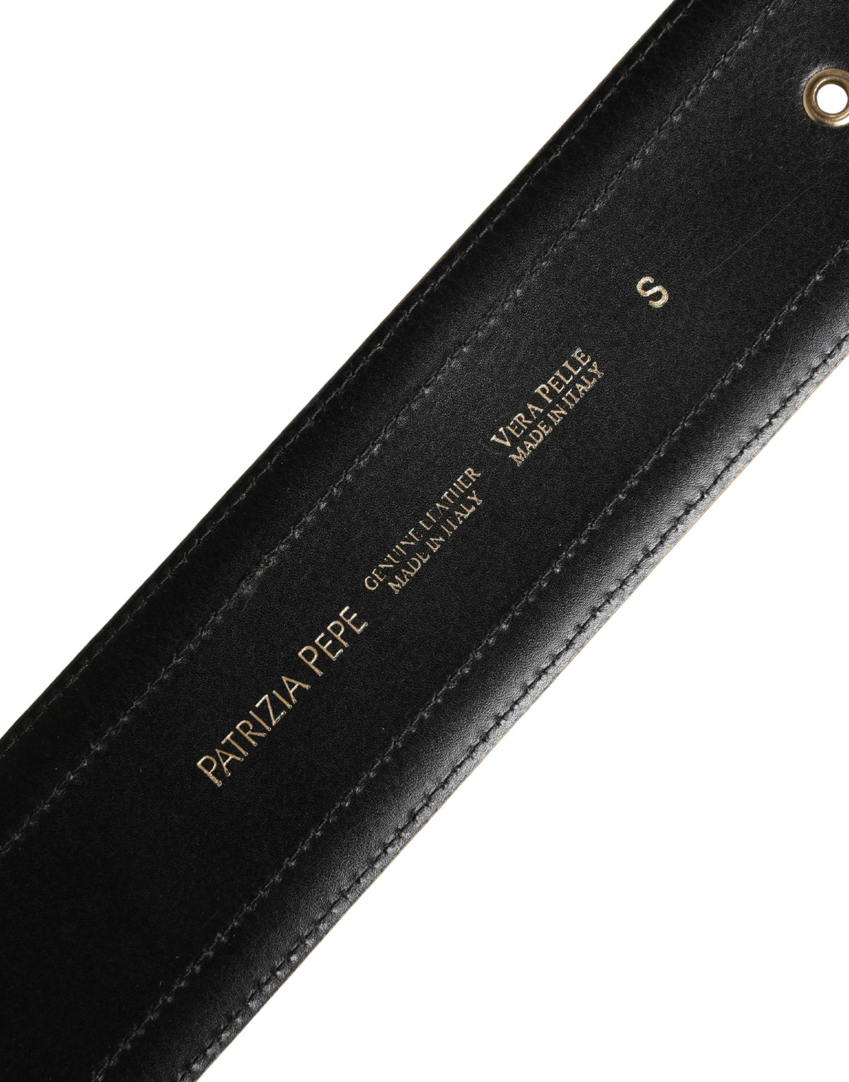 Gray Genuine Leather Square Silver Metal Buckle Belt