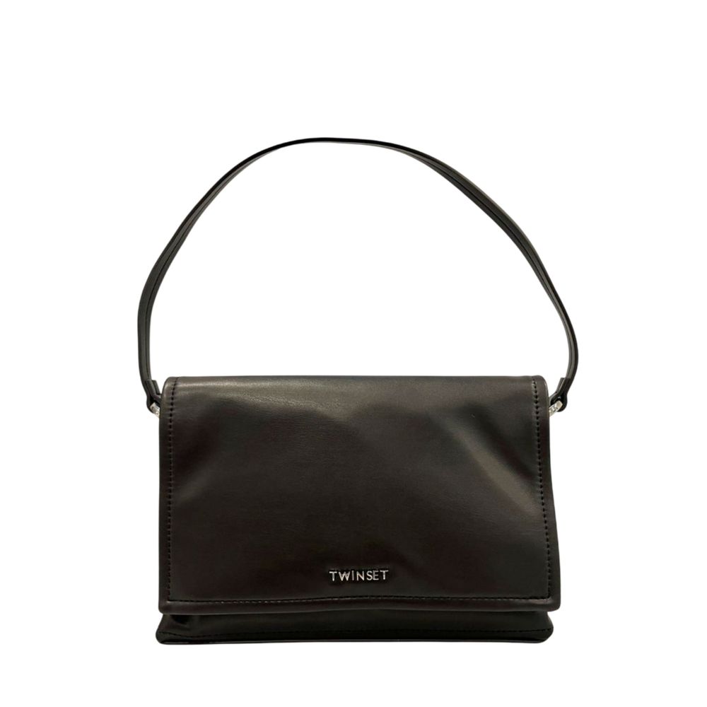 Black PU Women Shoulder Bag