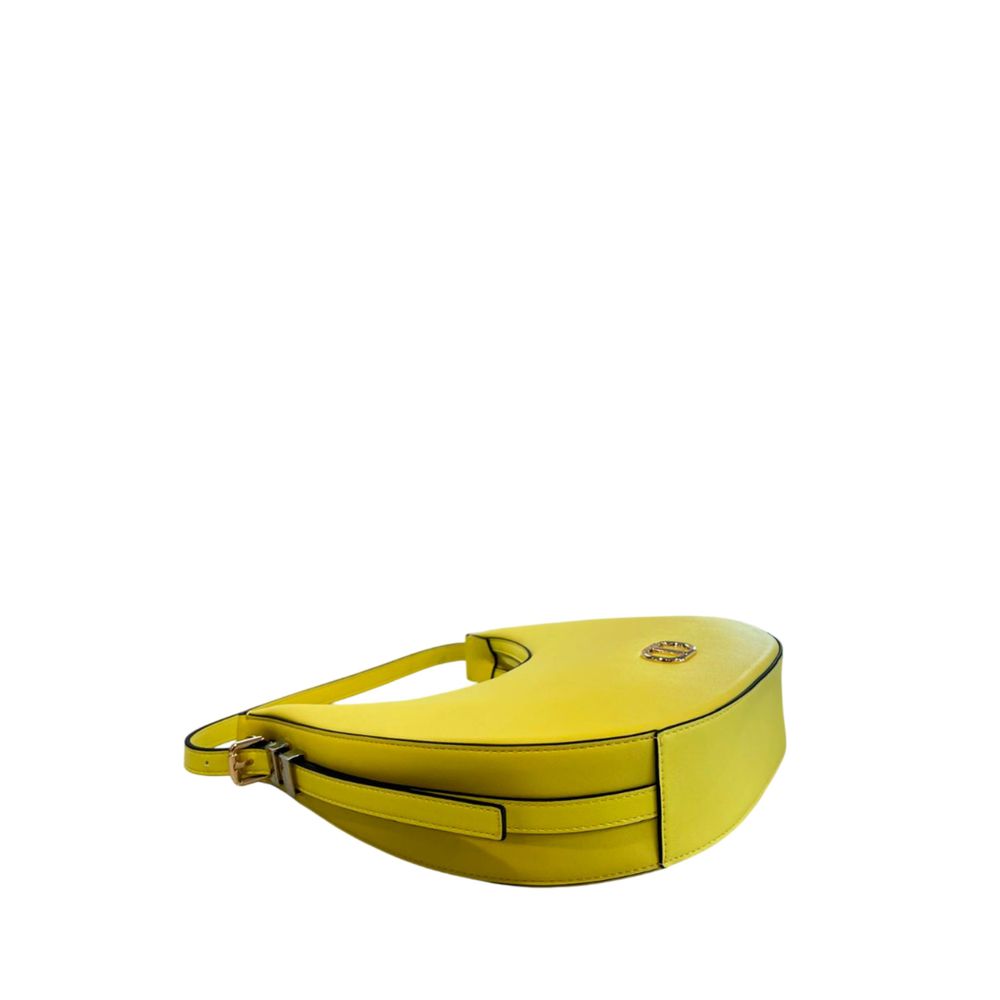 Yellow PU Women Shoulder Bag