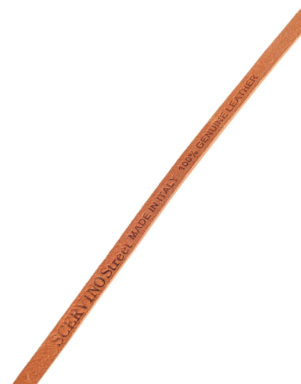 Women Orange Silver Metal Buckle Skinny Belt