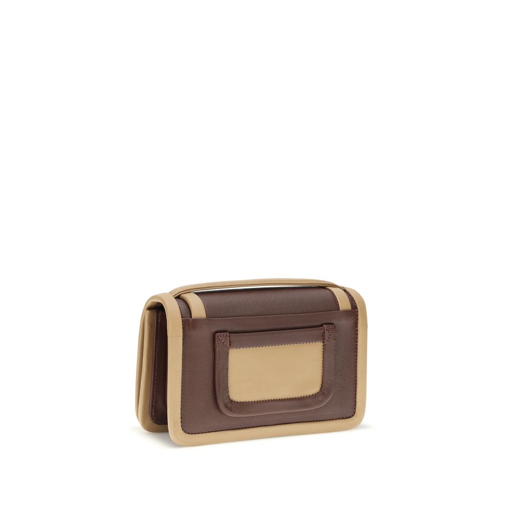 Brown Leather Shoulder Bag