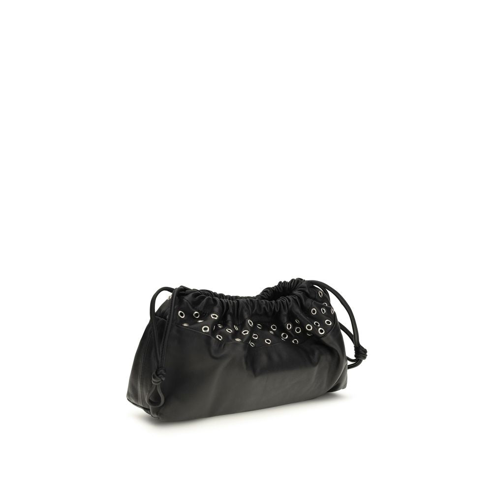 Black Calf Leather Bos Taurus Clutch Bag