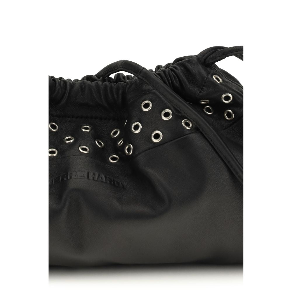 Black Calf Leather Bos Taurus Clutch Bag