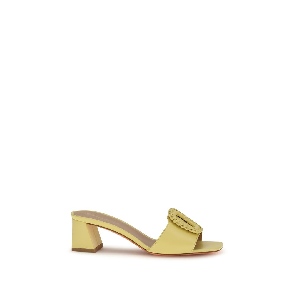 Multicolor Calf Leather Bos Taurus Sandals