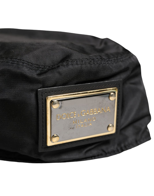 Men Black Plastic Fisherman Bucket Capello Hat