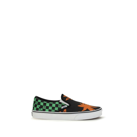 Multicolor Cotton Low Top Sneakers