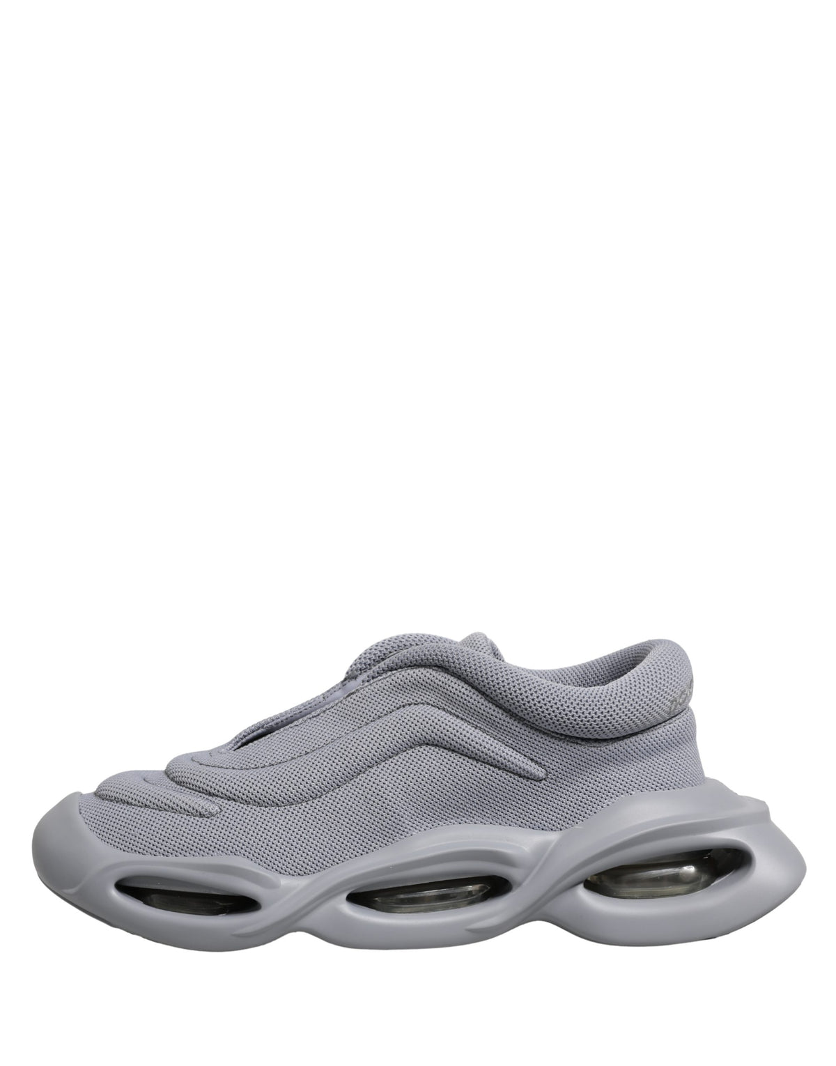 Gray Slip On Wave Low Top Sneakers