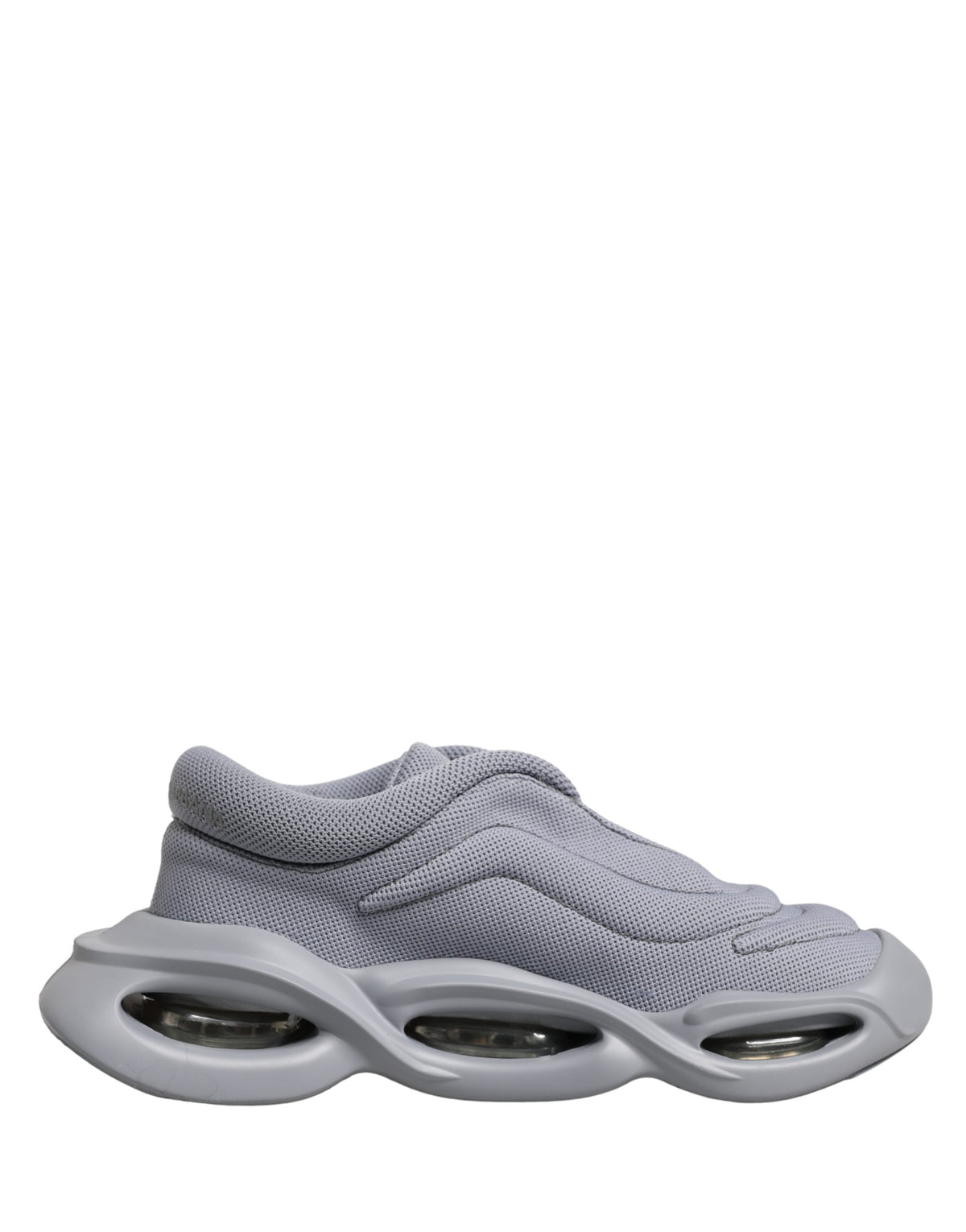 Gray Slip On Wave Low Top Sneakers