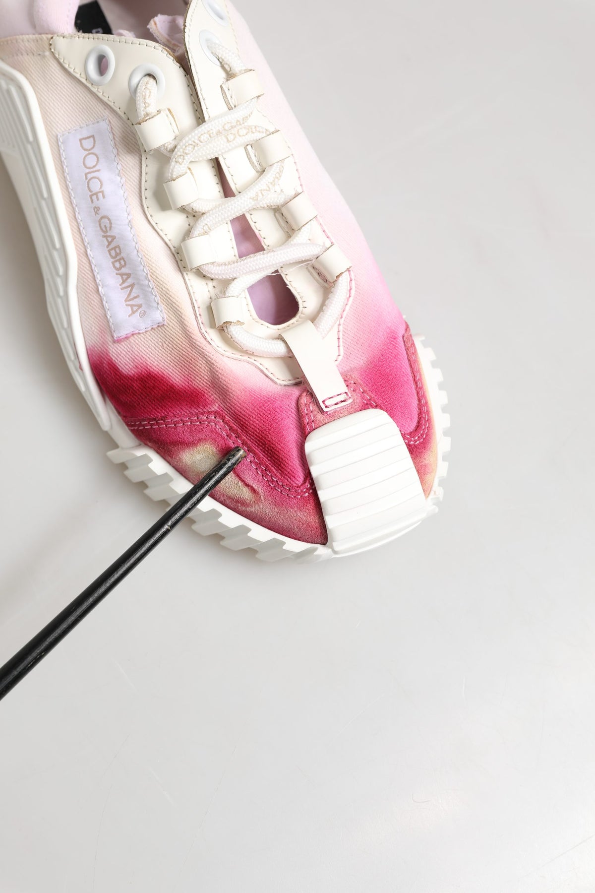 White NS1 Lace Up Low Top Sneakers Shoes