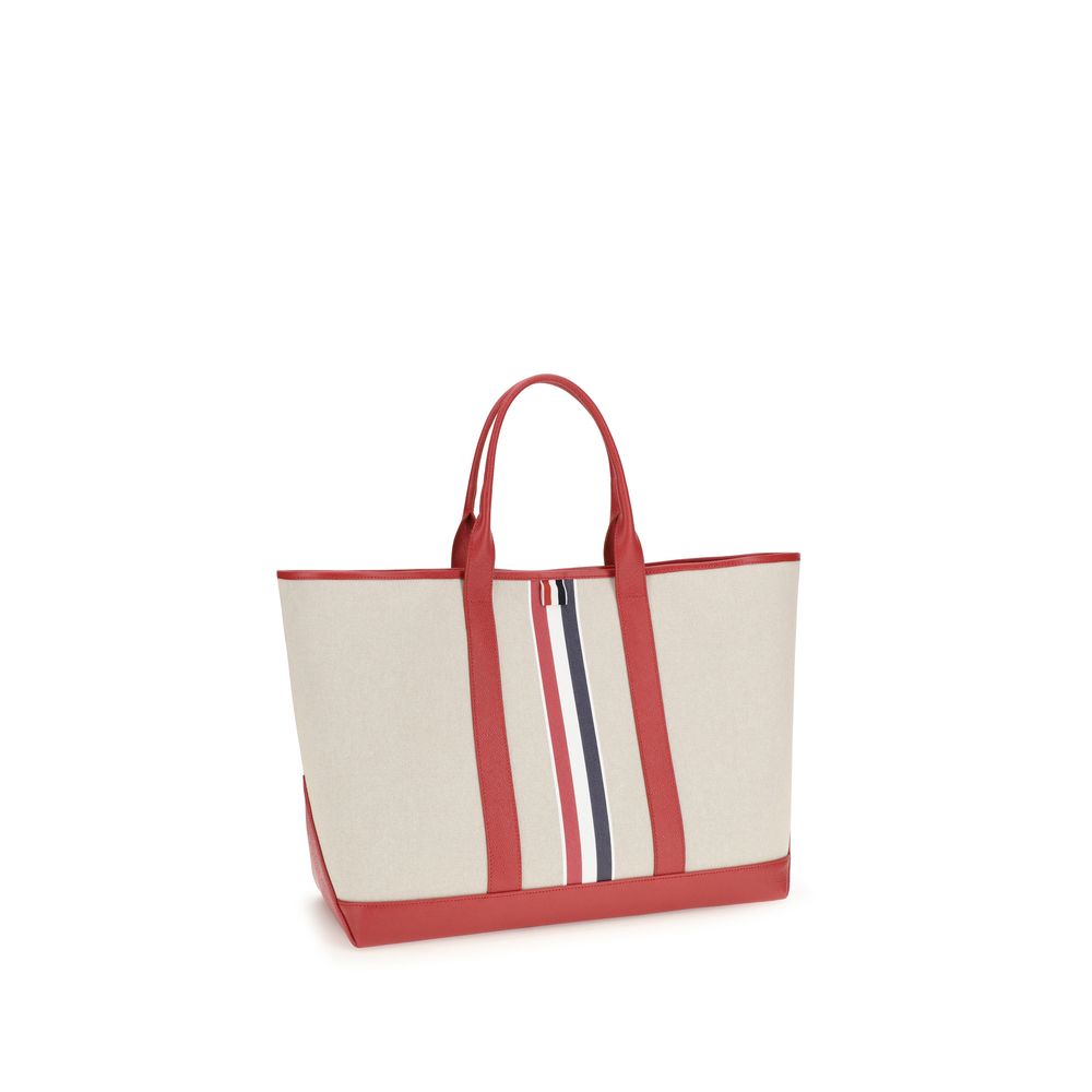 Red Fabric Shoulder Bag