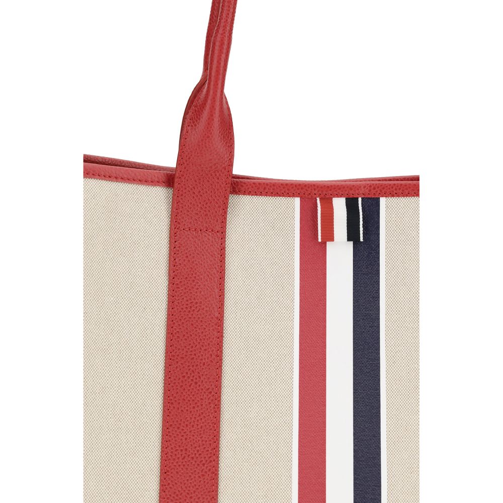Red Fabric Shoulder Bag