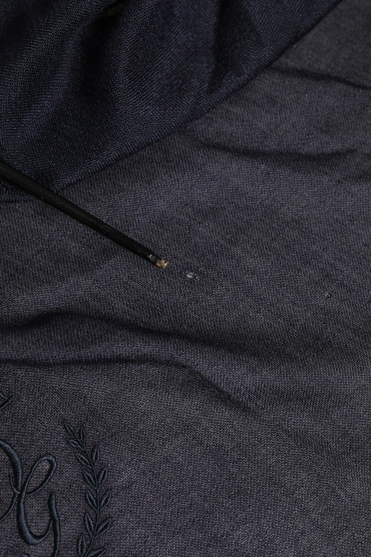 Blue Cashmere Fringes Wrap Foulard 70cm x 200cm  Scarf Men