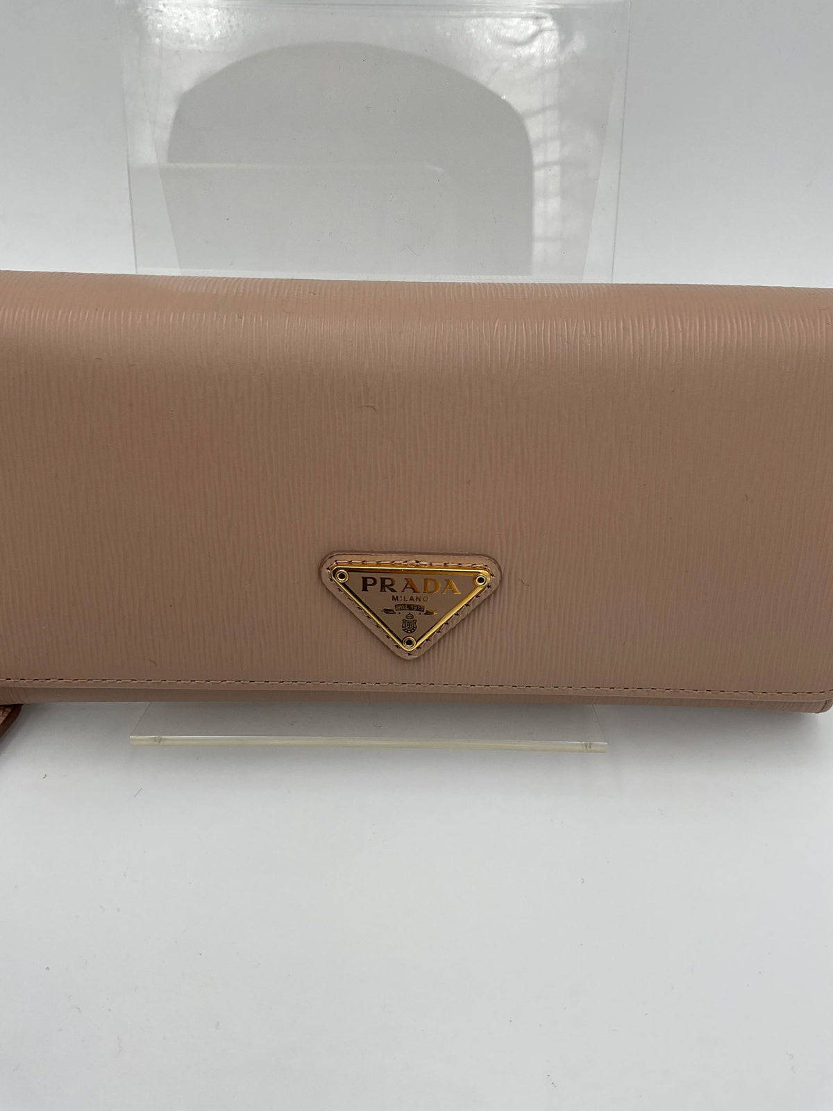 PRADA Powder Saffiano with Card Holder Wallet
