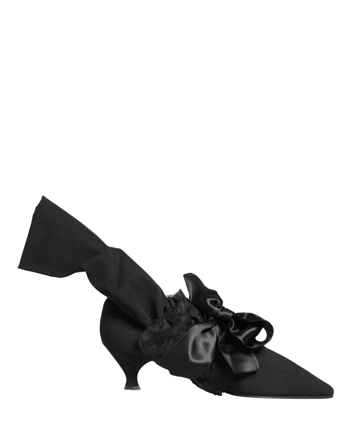 Black Suede Mid Calf Boots Shoes