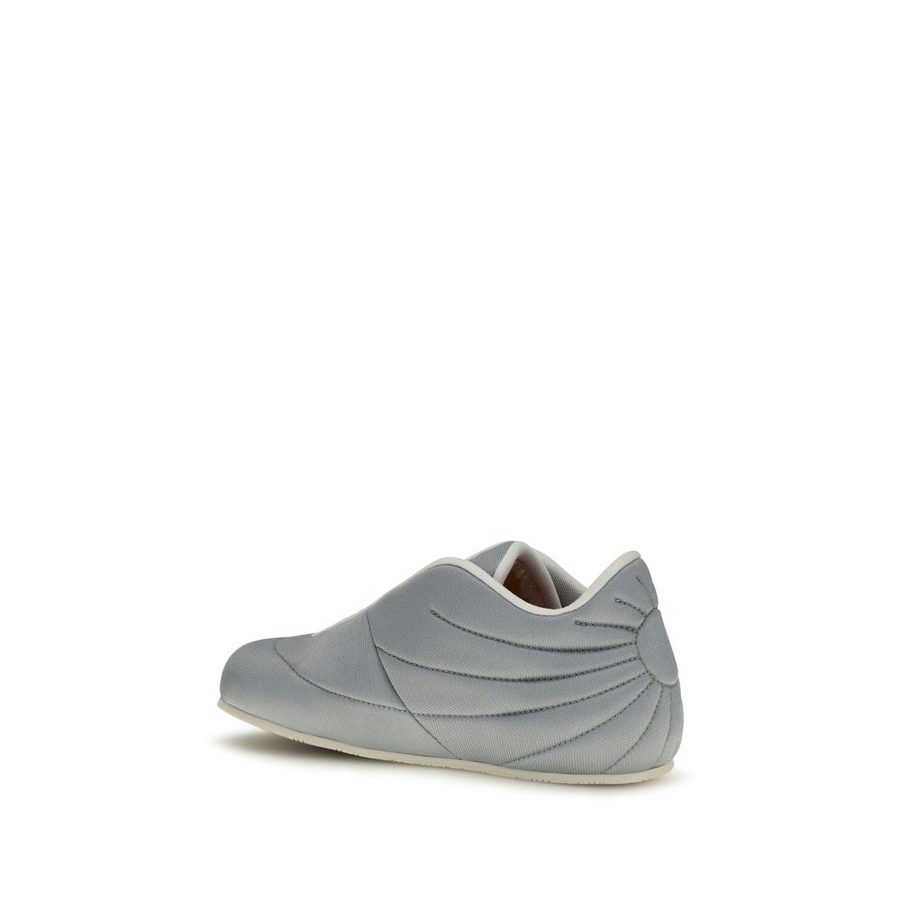 Gray Polyester Sneakers