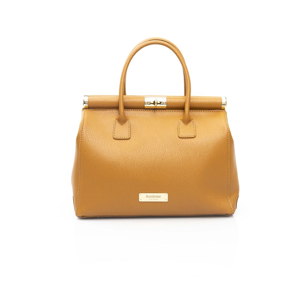 Brown Leather Women Shoulder Bag