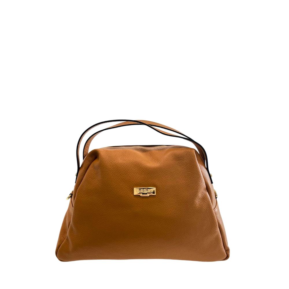 Brown Leather Women Shoulder Bag