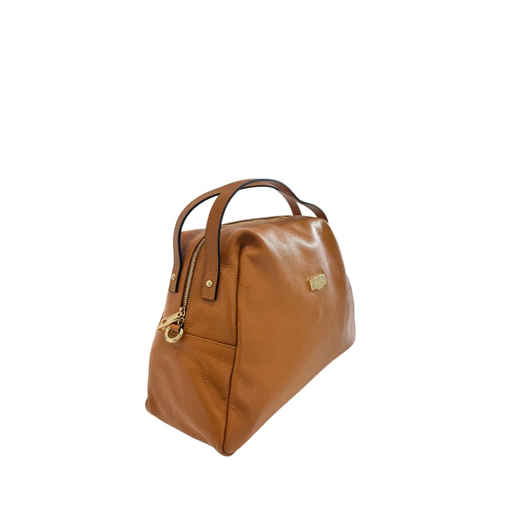 Brown Leather Women Shoulder Bag