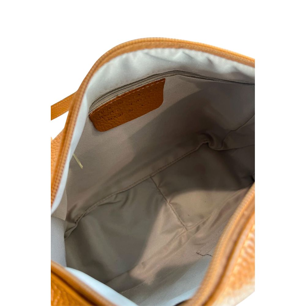 Brown Leather Women Crossbody Bag