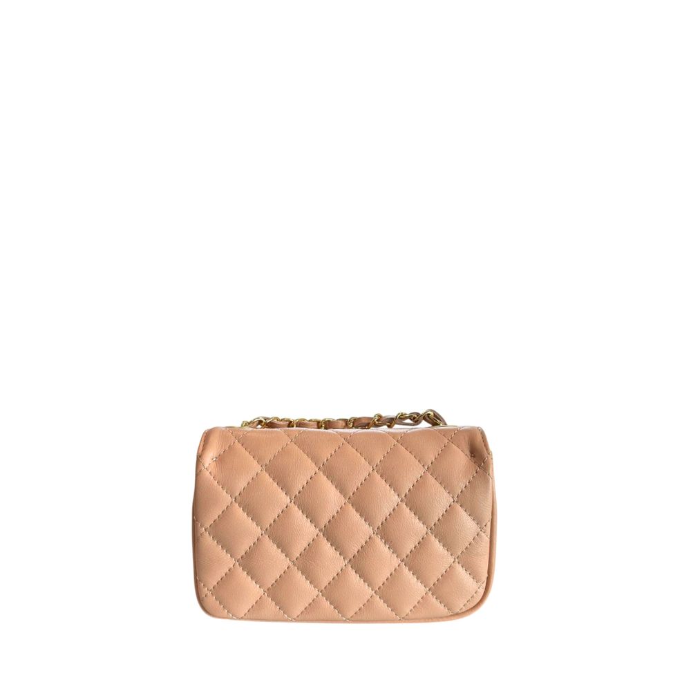Pink Leather Women Crossbody Bag
