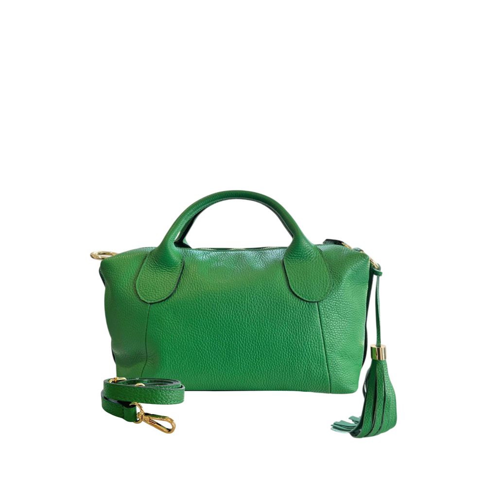 Green Leather Women Handbag