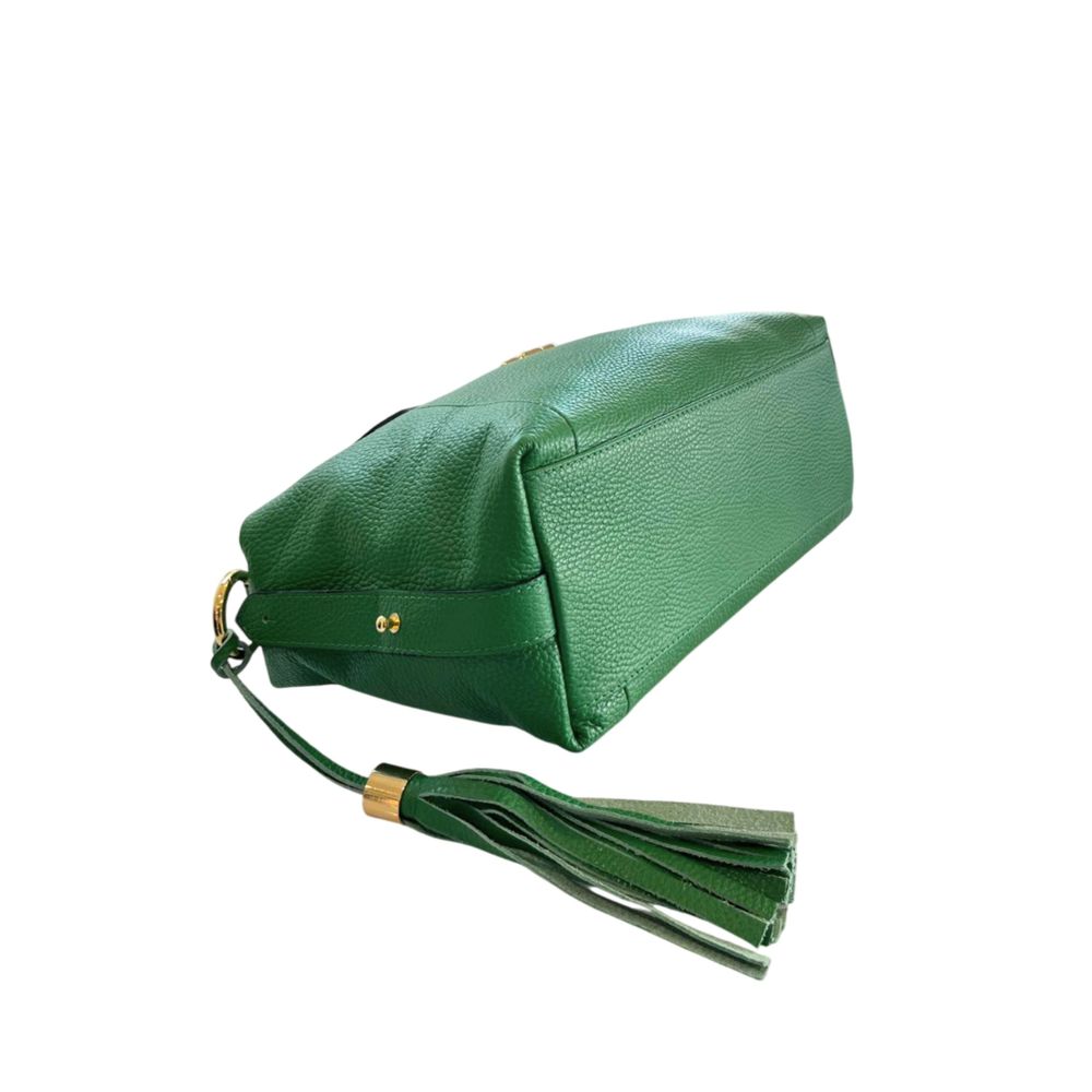 Green Leather Women Handbag
