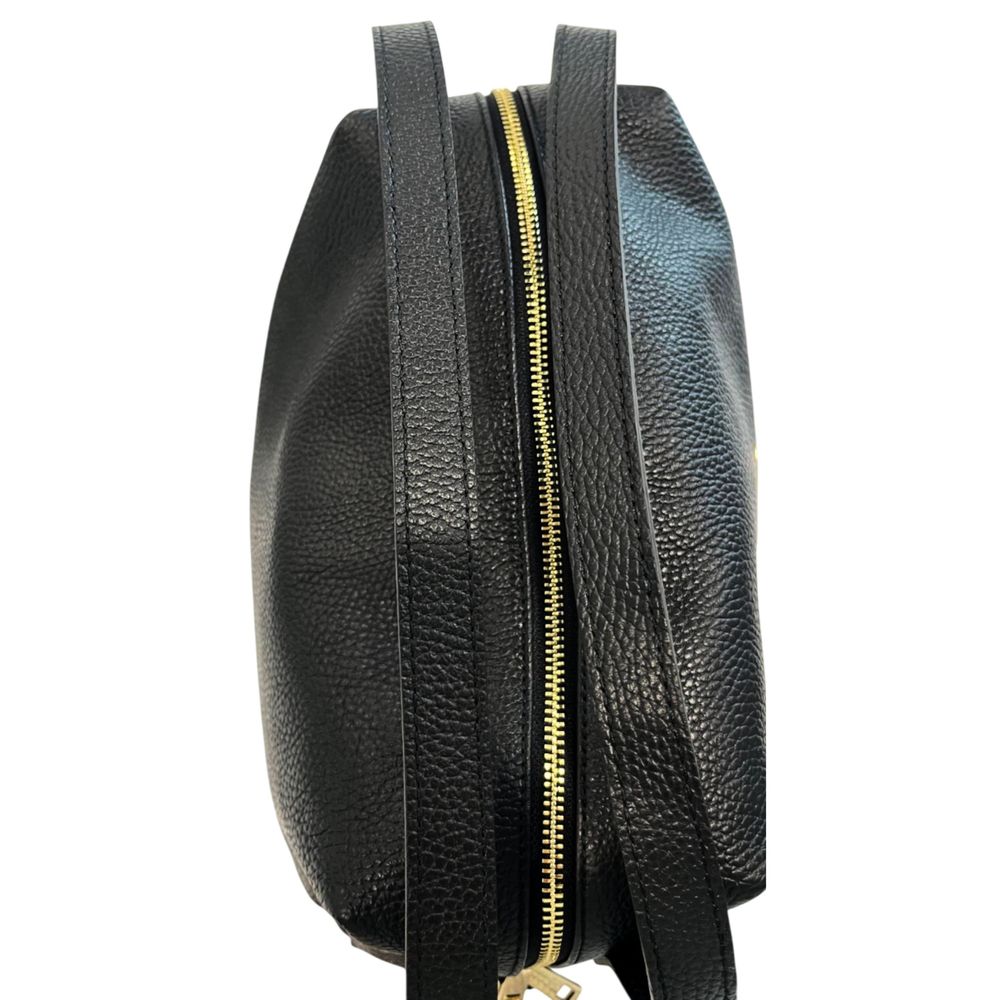 Black Leather Women Bag