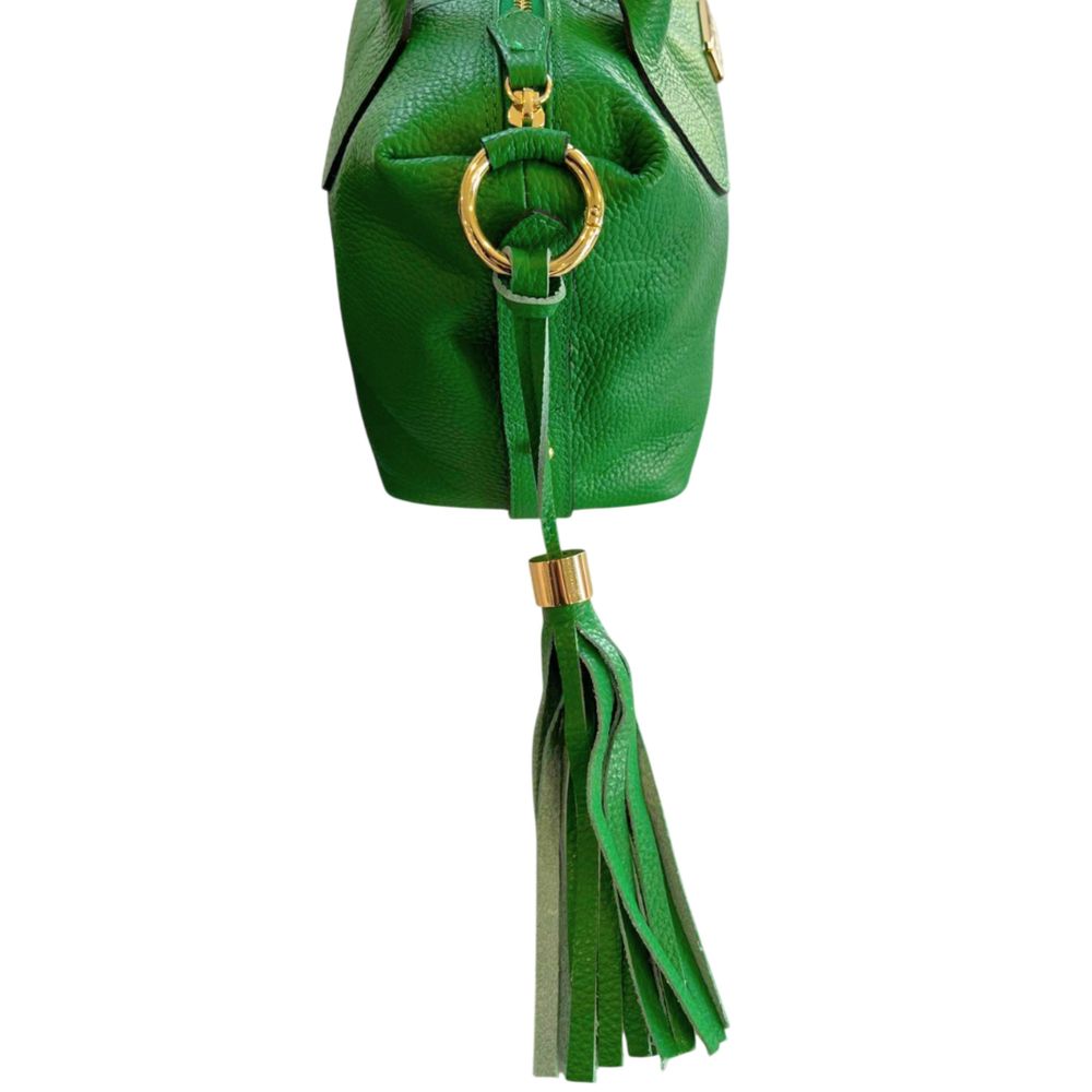 Green Leather Women Handbag