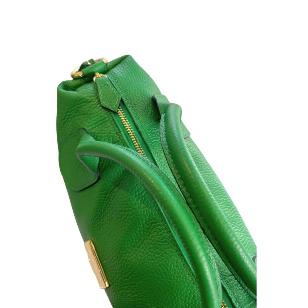 Green Leather Women Handbag