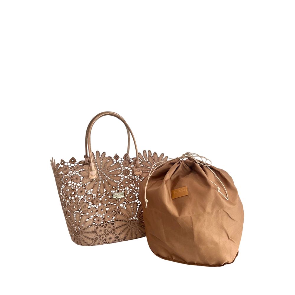 Brown PU Women Handbag