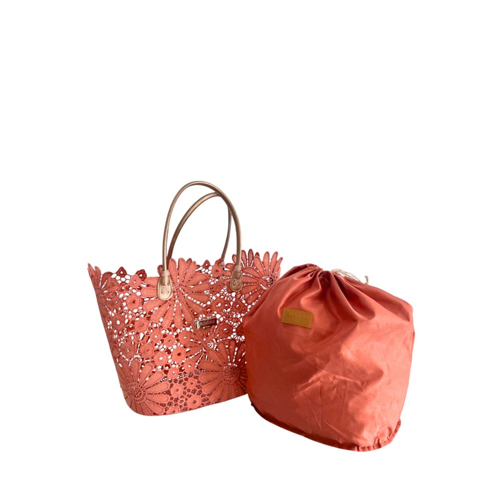Pink PU Women Handbag
