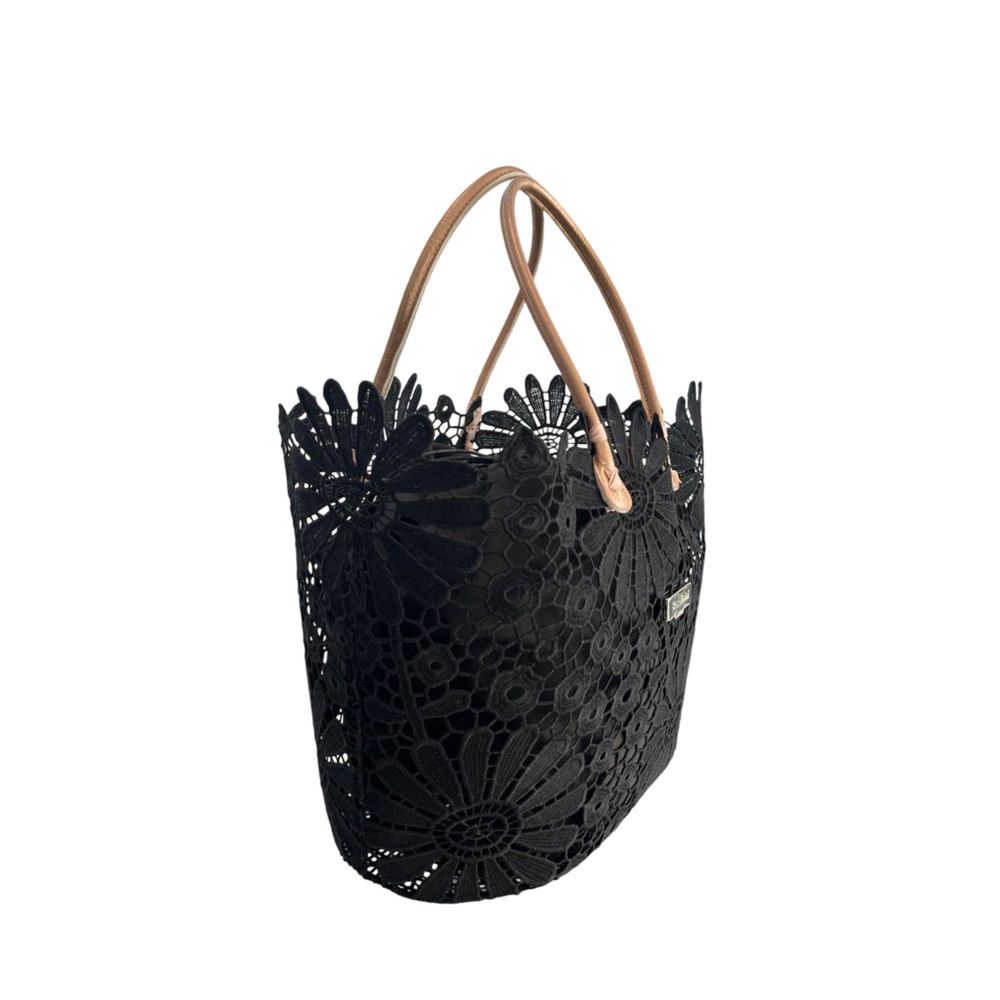 Black PU Women Handbag