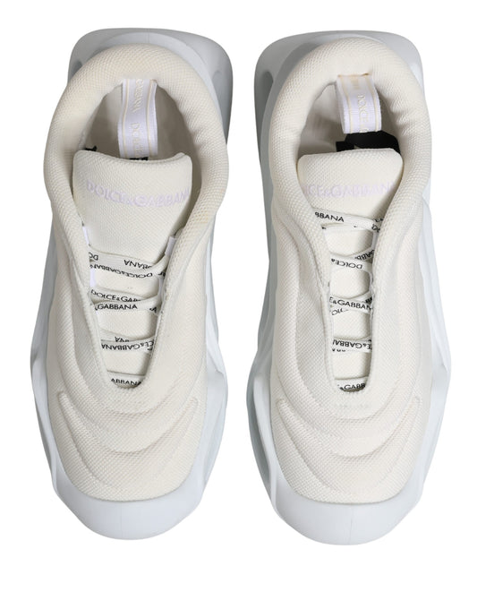 White Slip On Wave Low Top Sneakers Shoes