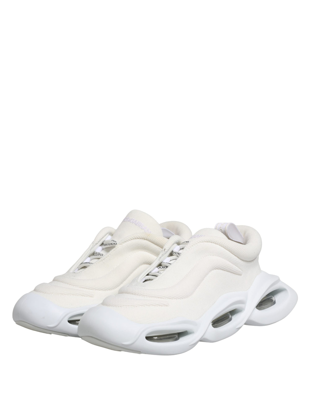 White Slip On Wave Low Top Sneakers Shoes