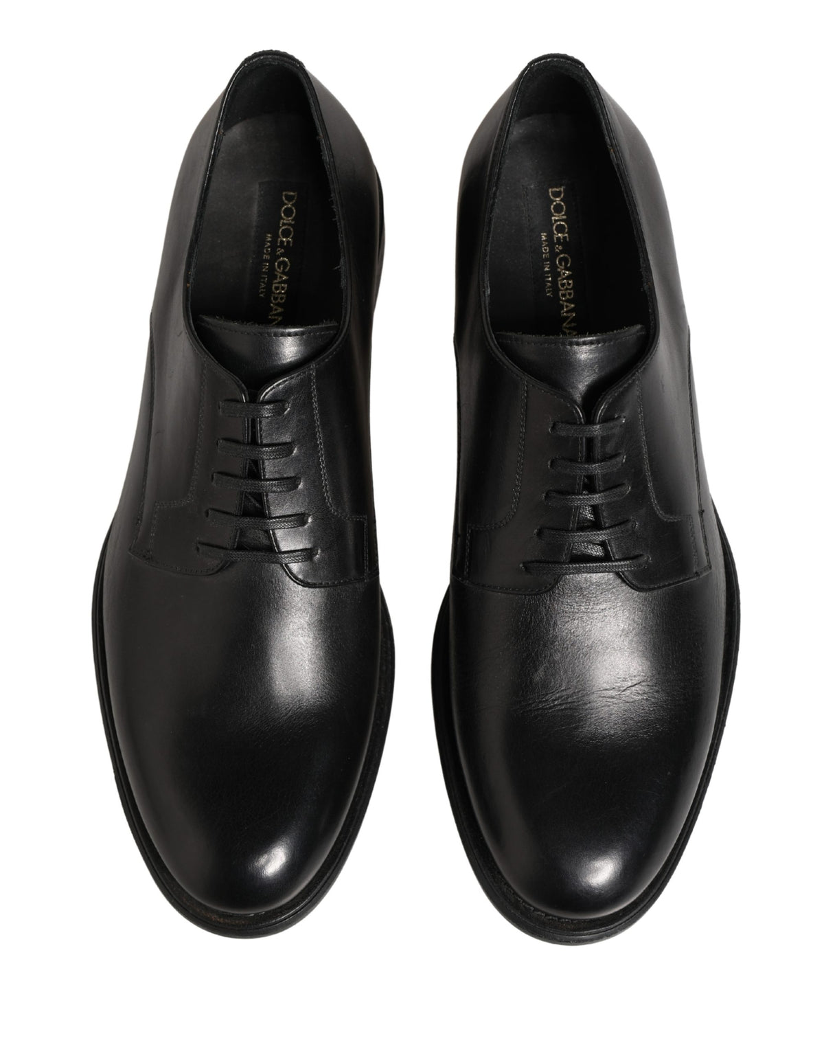 Black Calfskin Leather Derby Men Dress Shoes