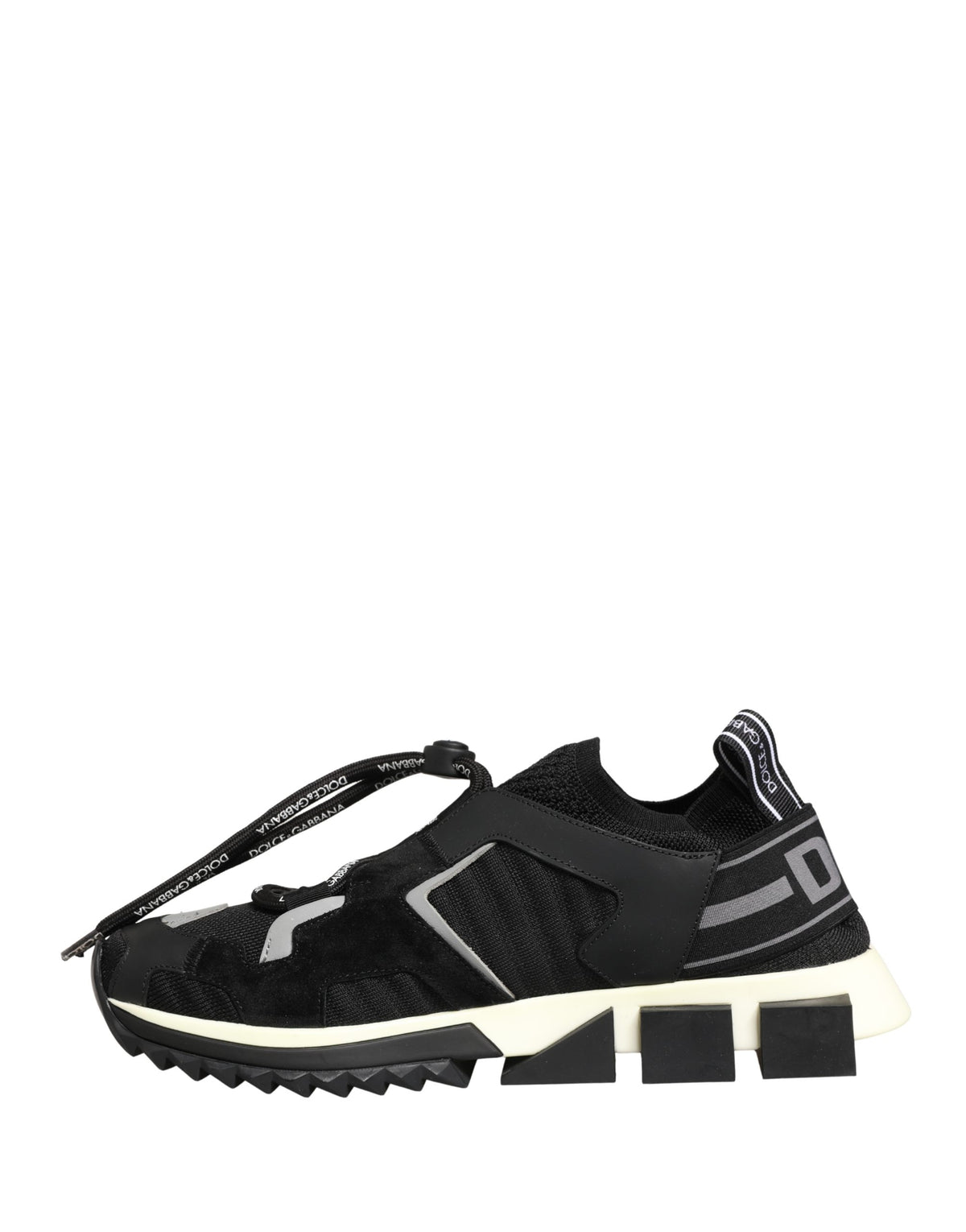 Black Mesh Sorrento Trekking Sneakers Shoes