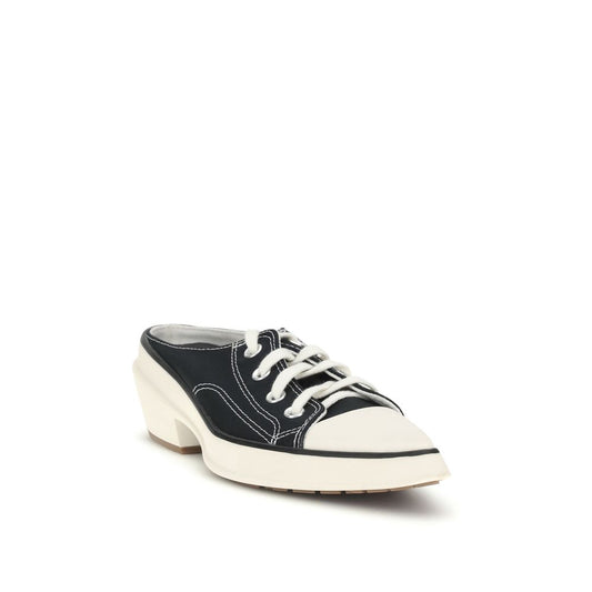 Black Fabric Sneakers