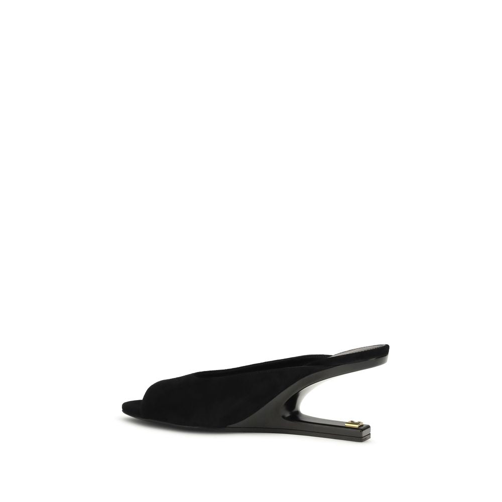 Black Calf Leather Bos Taurus Mules