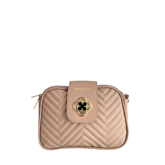 Beige naisten PU-olkalaukku
