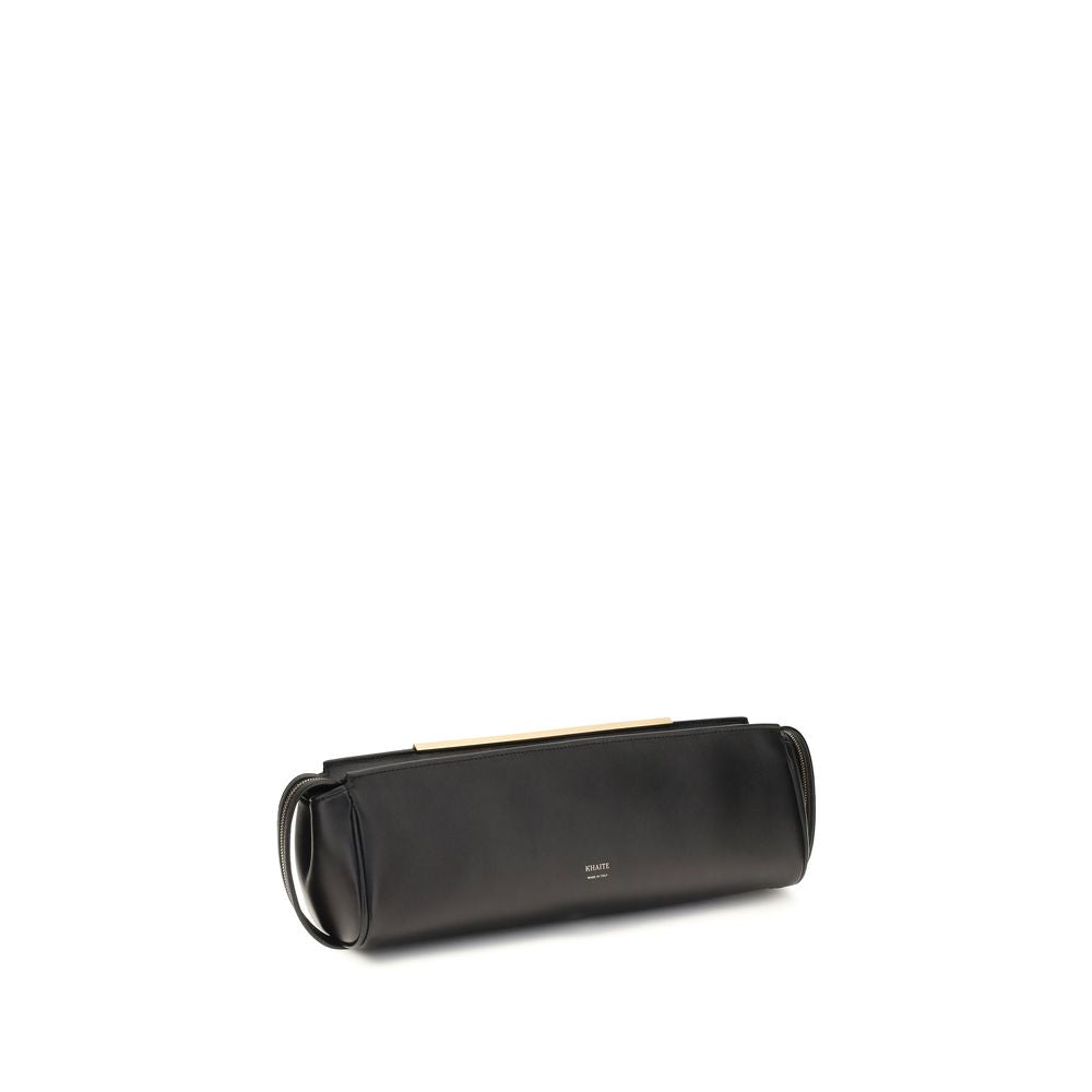 Black Calf Leather Bos Taurus Clutch Bag
