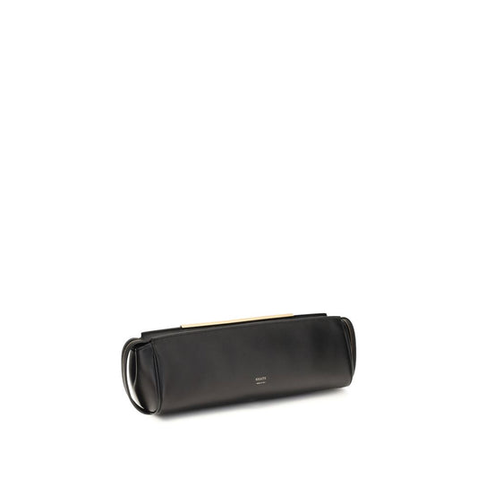 Black Calf Leather Bos Taurus Clutch Bag