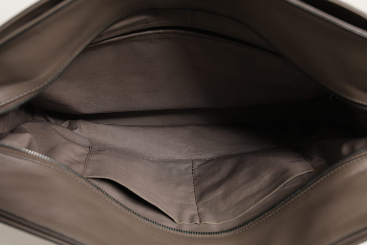Getaway Intrecciato Leather Briefcase